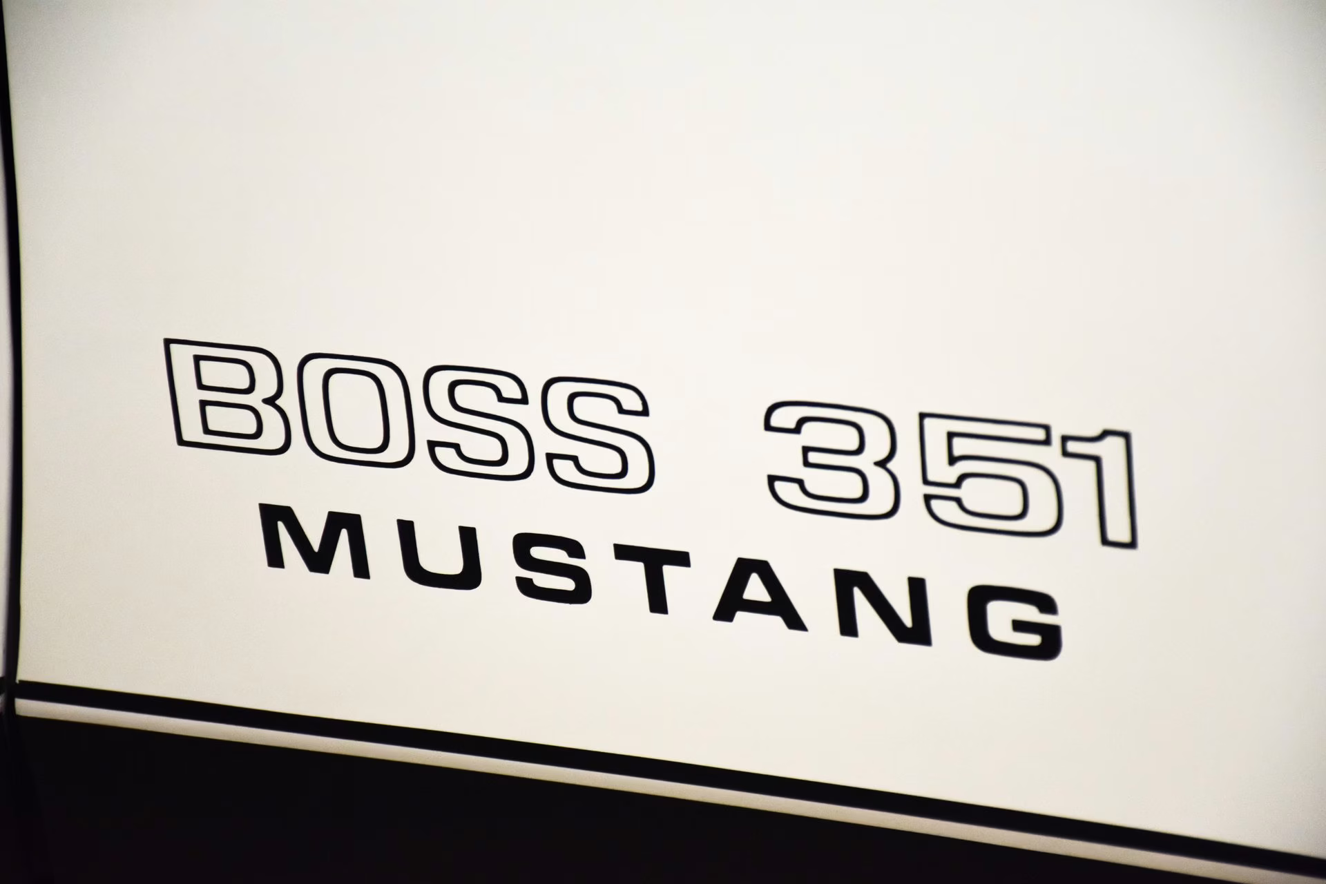 1971 Ford Mustang Boss 351